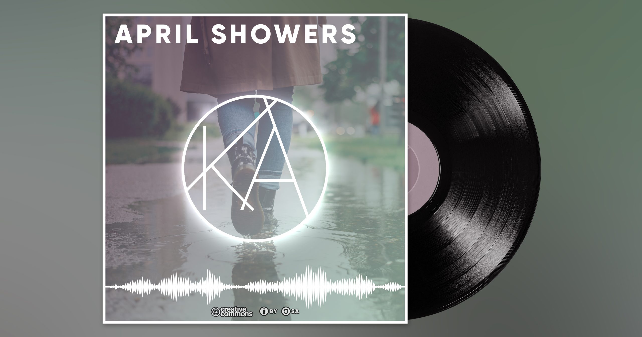 Album cover for the track April showers - By Kjartan Abel