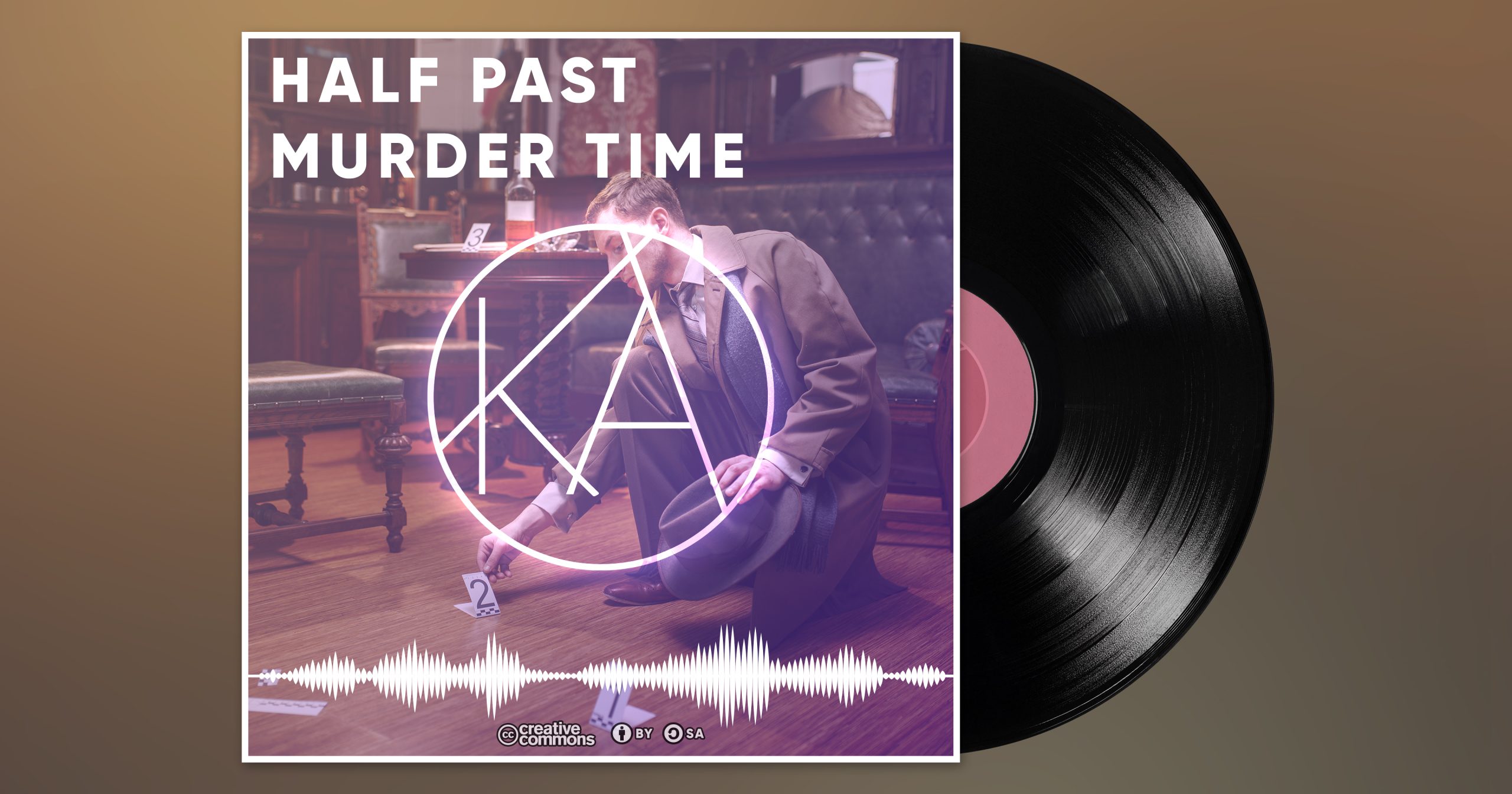 Album cover for the track Half past murder time - By Kjartan Abel